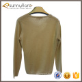 Women fashion 100 cashmere pullover sweater made in china